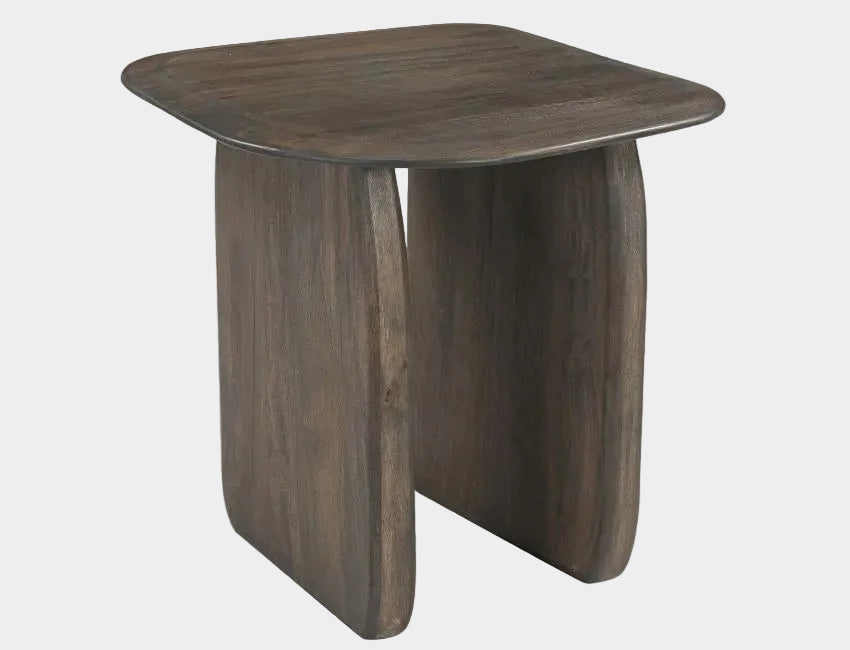 Bazul Organic Accent Table in Mocha