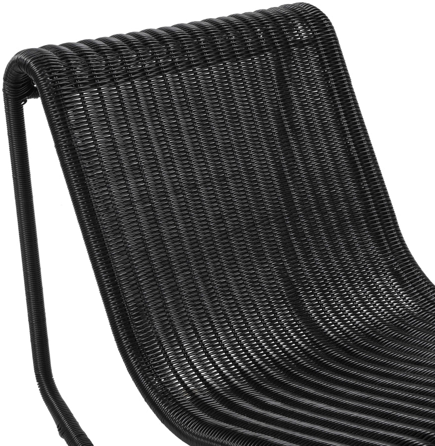 Chaise longue en tissu Orian Teddy