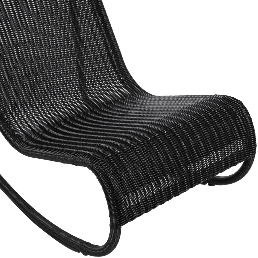 Chaise longue en tissu Orian Teddy