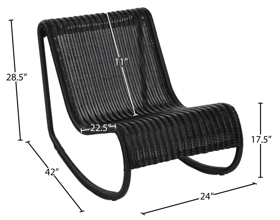 Chaise longue en tissu Orian Teddy