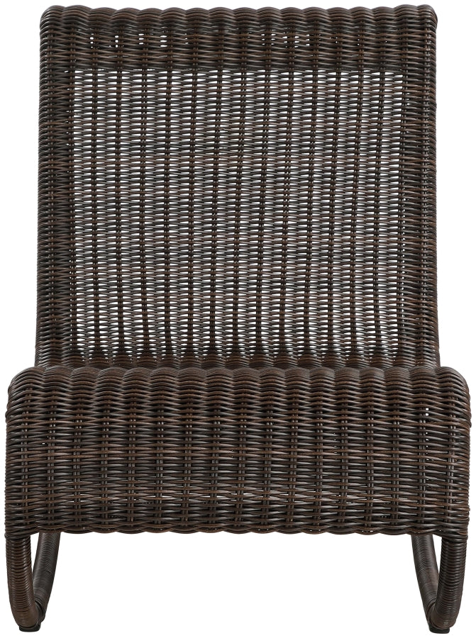 Chaise longue en tissu Orian Teddy