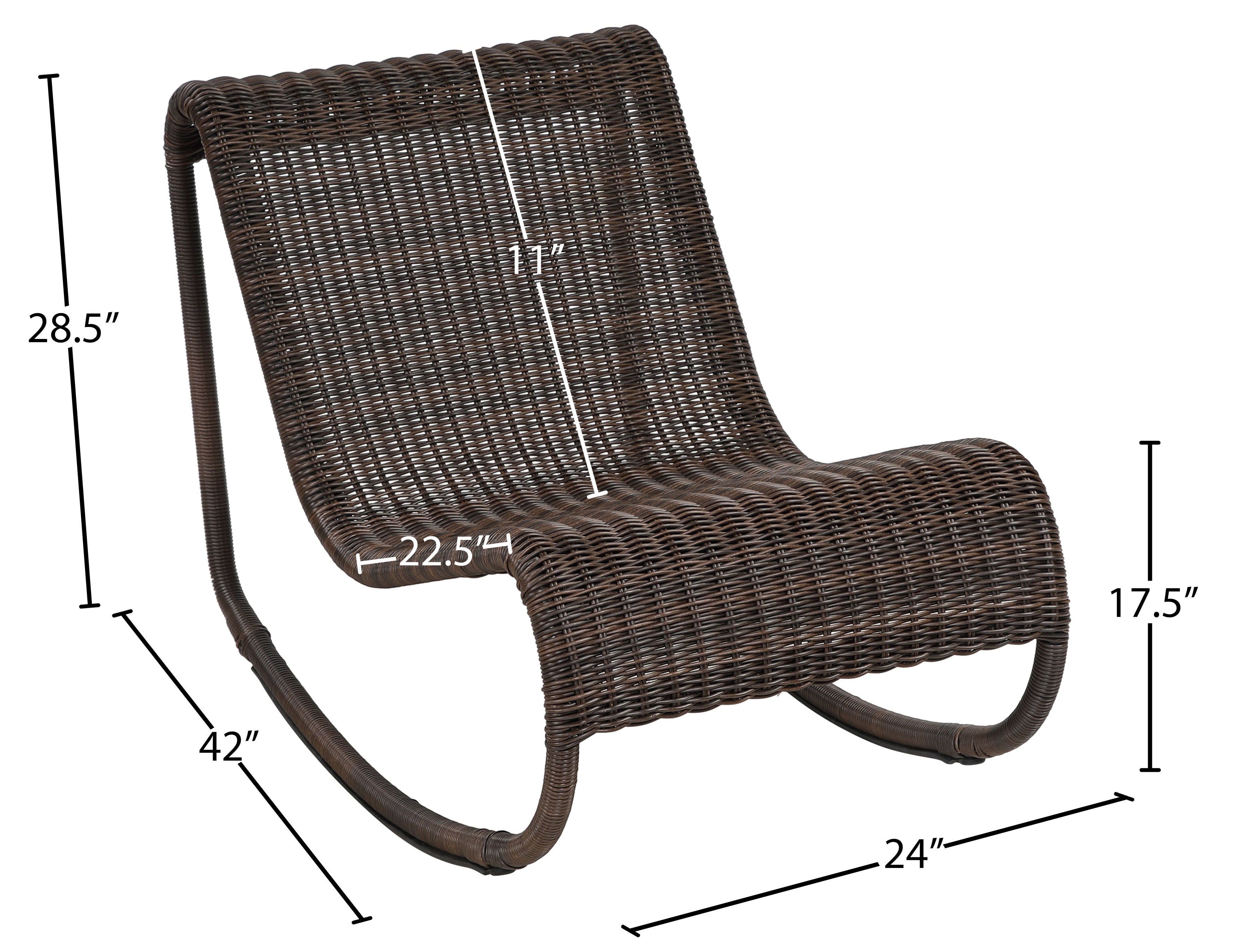 Chaise longue en tissu Orian Teddy