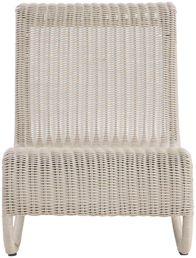 Chaise longue en tissu Orian Teddy