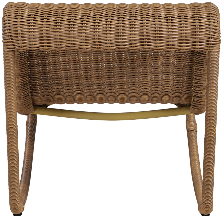 Chaise longue en tissu Orian Teddy