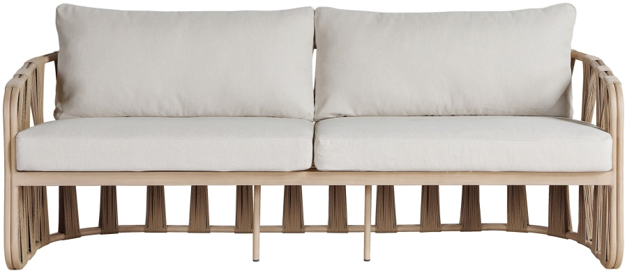 Chaise longue en tissu Orian Teddy