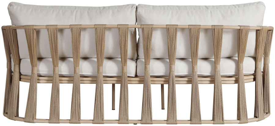 Chaise longue en tissu Orian Teddy