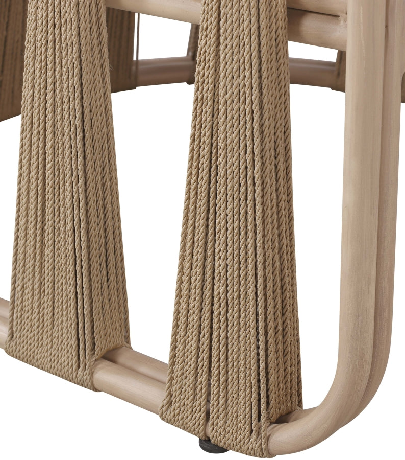 Chaise longue en tissu Orian Teddy