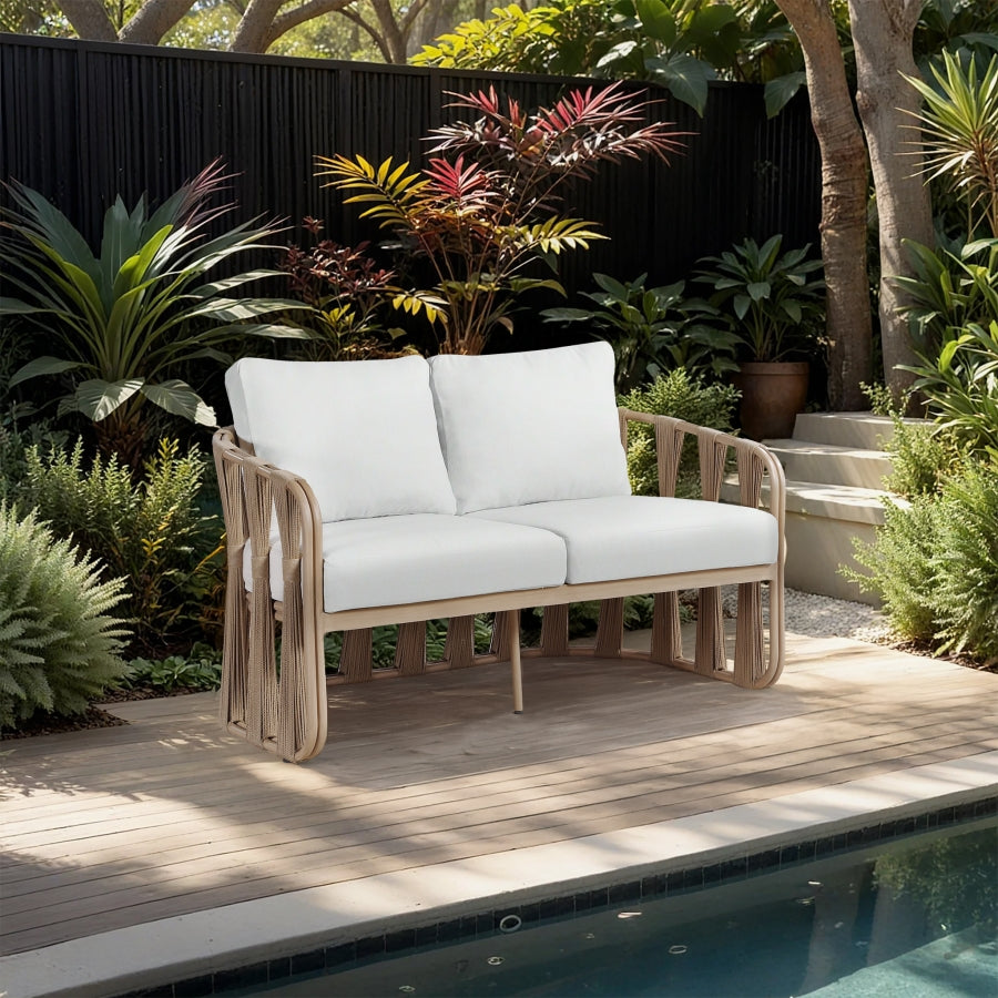 Chaise longue en tissu Orian Teddy