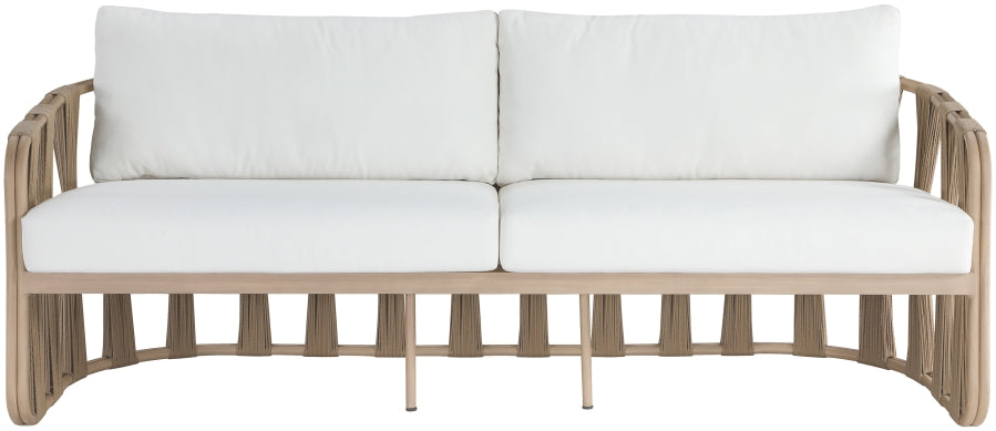 Chaise longue en tissu Orian Teddy