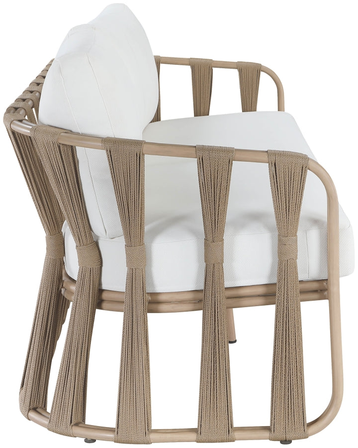 Chaise longue en tissu Orian Teddy