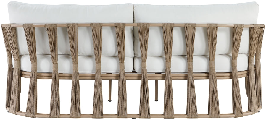 Chaise longue en tissu Orian Teddy