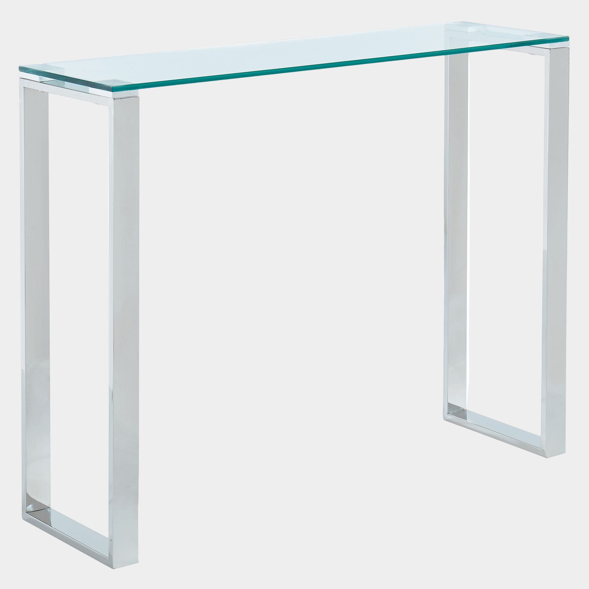 Zevon Console/Desk in Silver