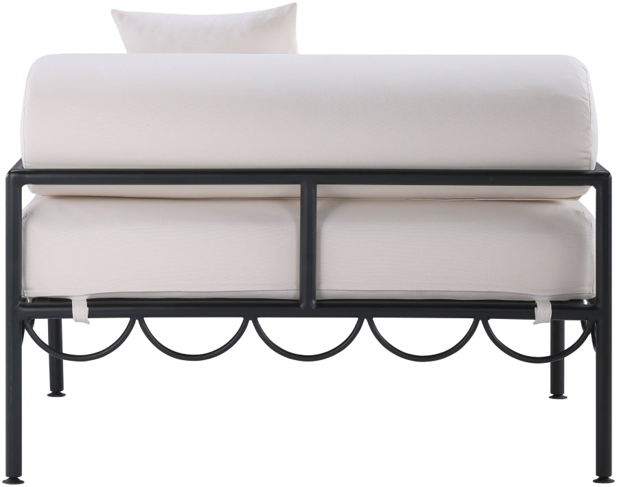 Chaise longue en tissu Orian Teddy