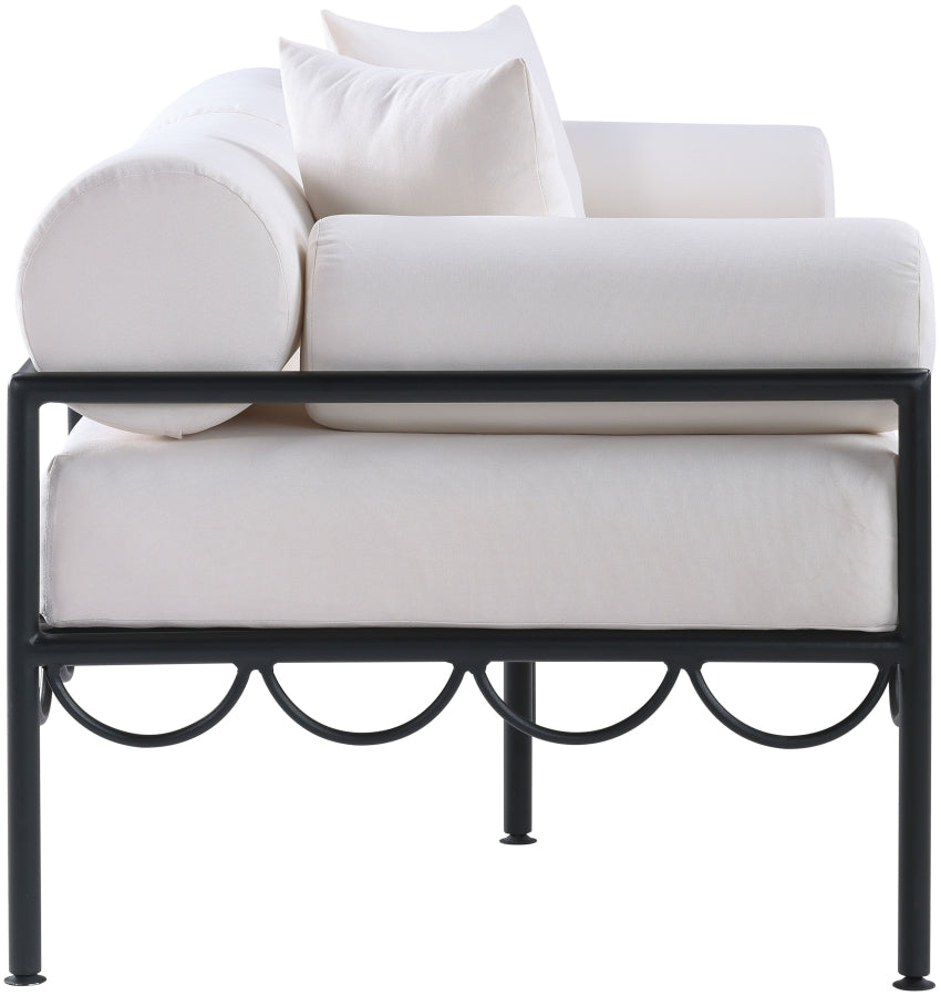 Chaise longue en tissu Orian Teddy