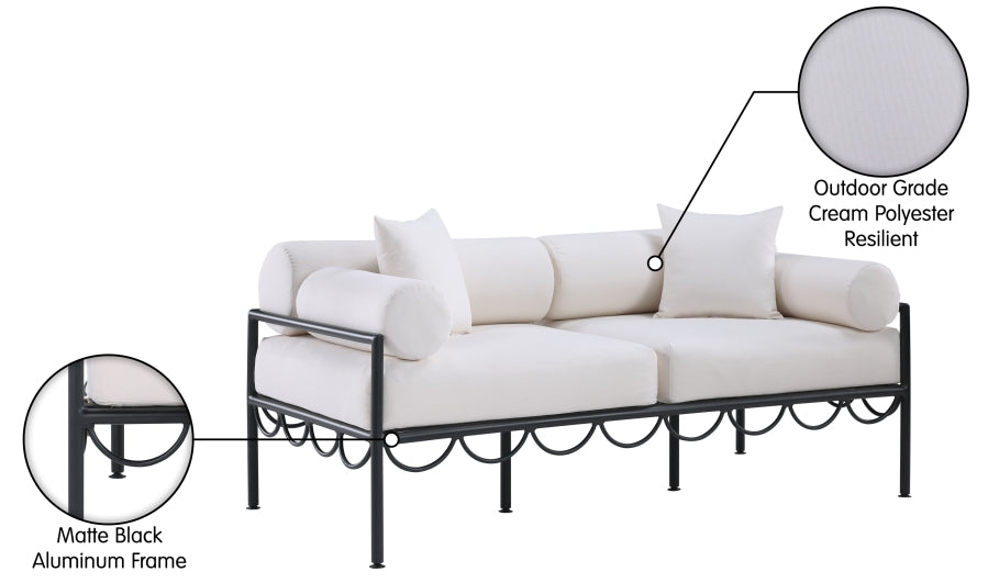 Chaise longue en tissu Orian Teddy