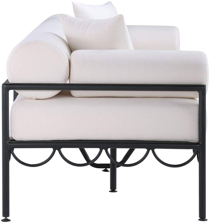 Chaise longue en tissu Orian Teddy
