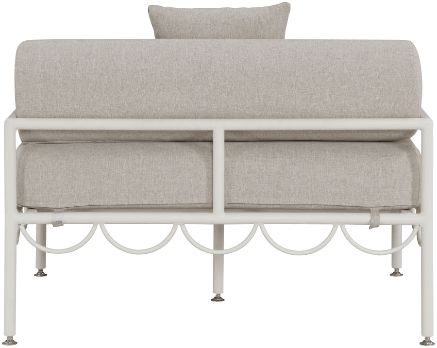 Chaise longue en tissu Orian Teddy
