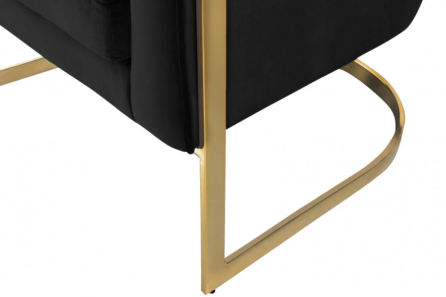 Fauteuil d'appoint rembourré en chenille Vivi