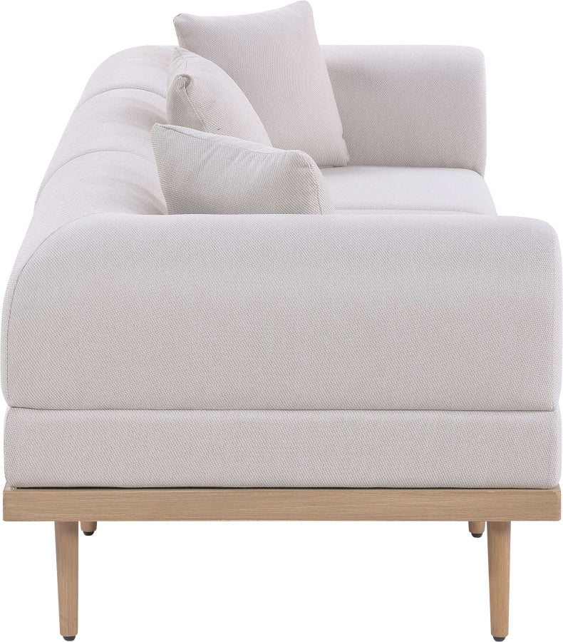 Chaise longue en tissu Orian Teddy