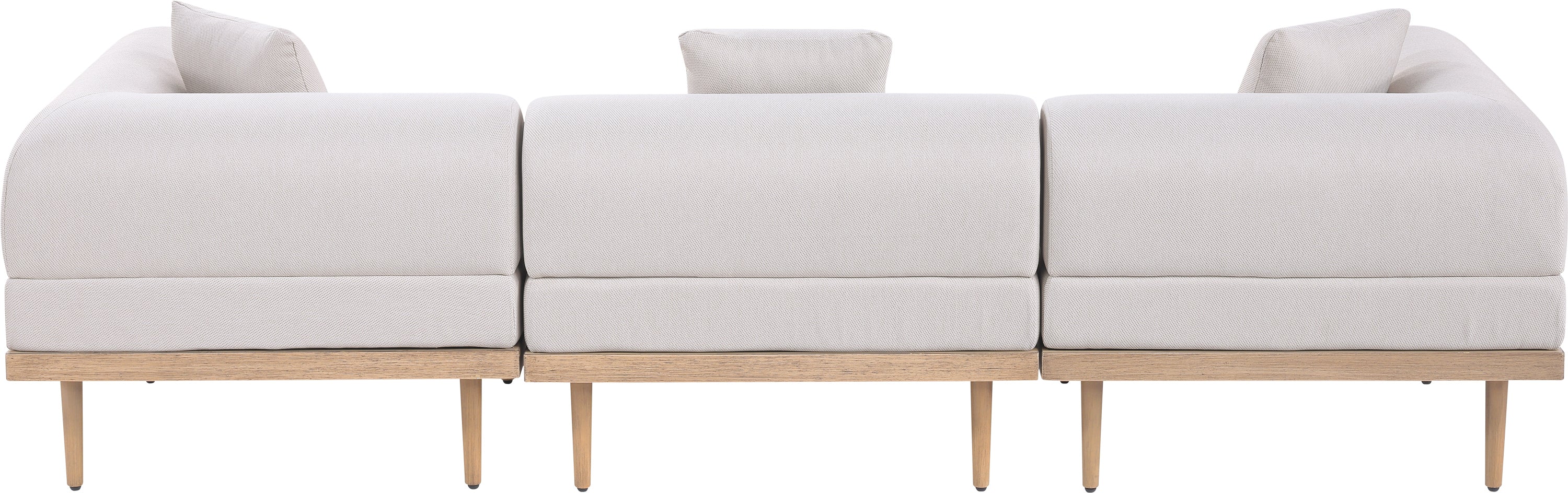 Chaise longue en tissu Orian Teddy