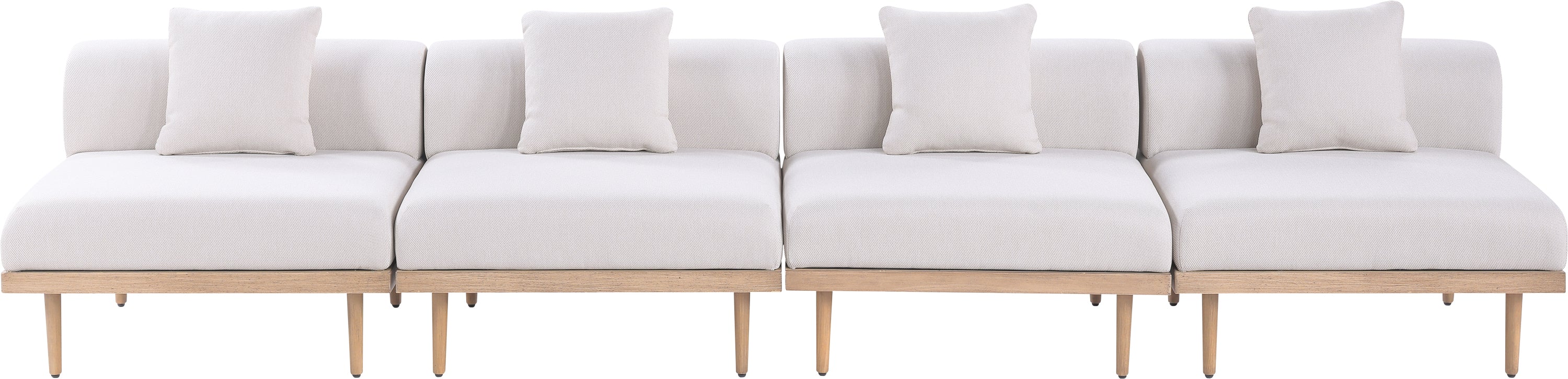 Chaise longue en tissu Orian Teddy