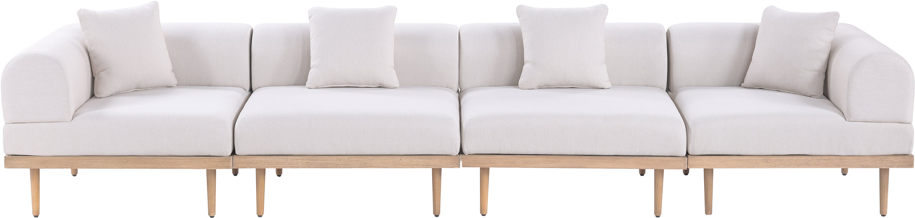 Chaise longue en tissu Orian Teddy