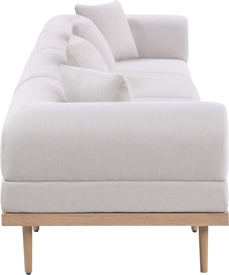 Chaise longue en tissu Orian Teddy
