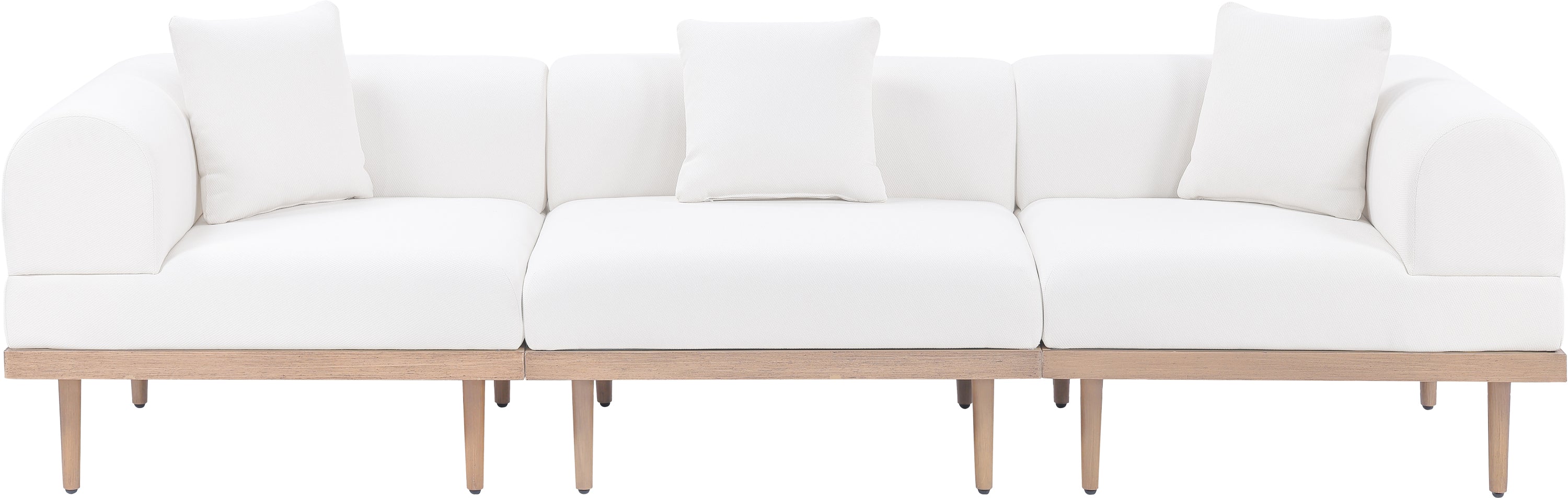 Chaise longue en tissu Orian Teddy