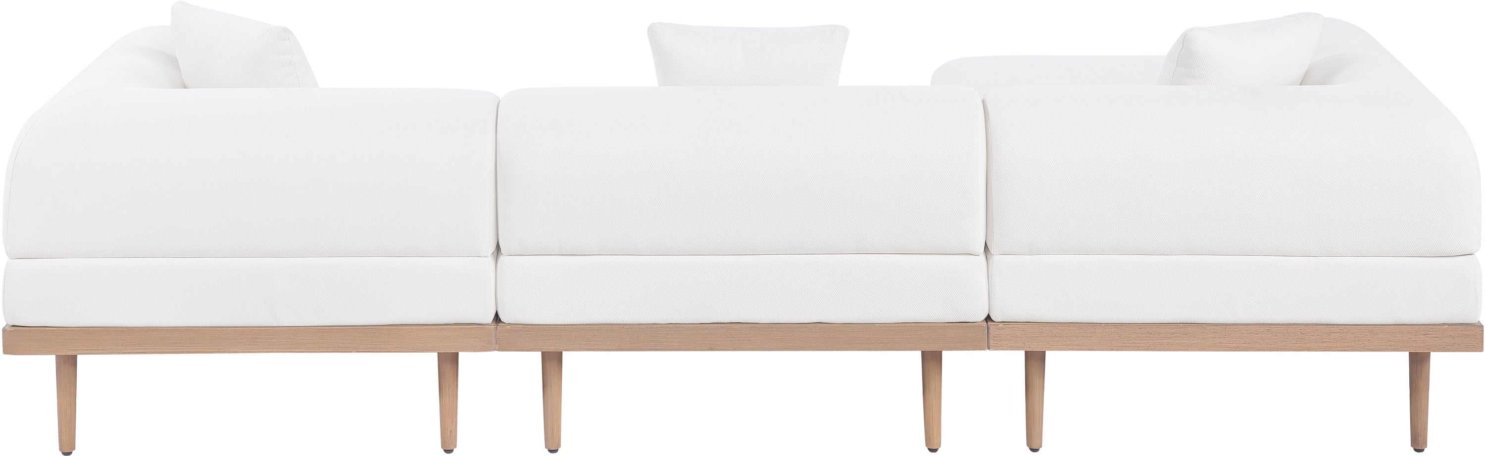 Chaise longue en tissu Orian Teddy