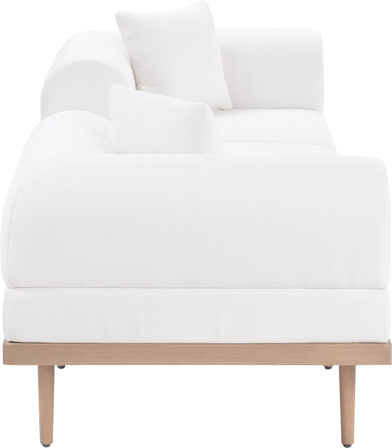 Chaise longue en tissu Orian Teddy