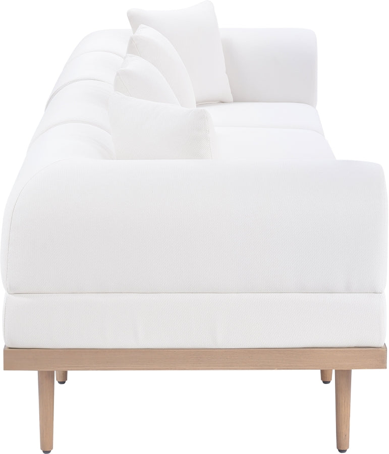 Chaise longue en tissu Orian Teddy