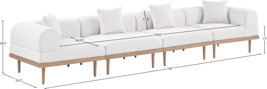 Chaise longue en tissu Orian Teddy