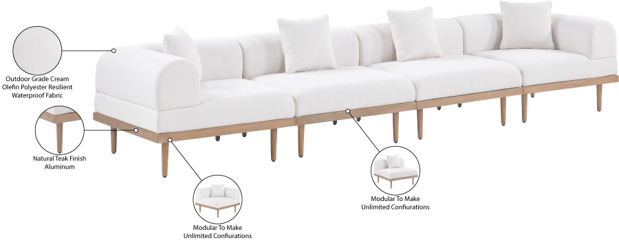 Chaise longue en tissu Orian Teddy