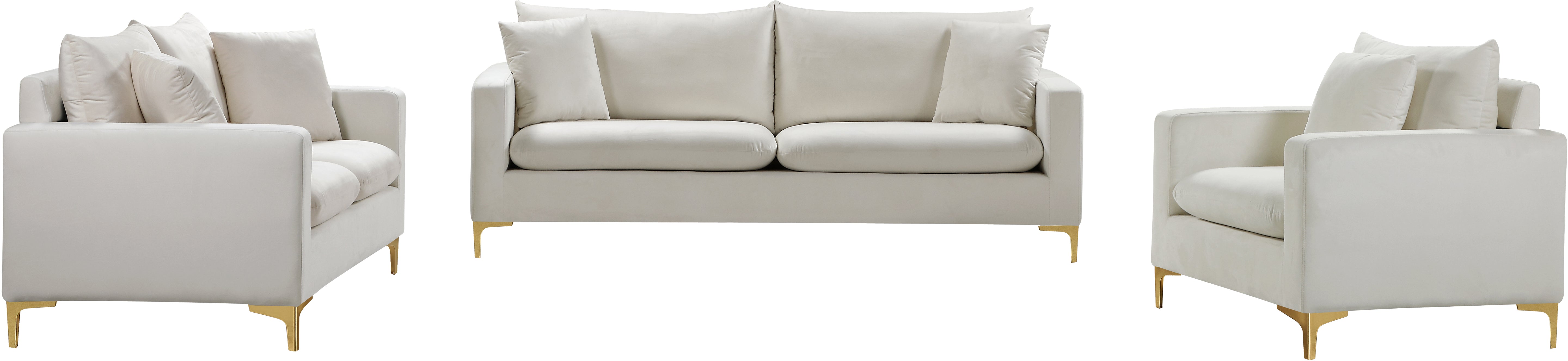 Fauteuil d'appoint rembourré en chenille Vivi