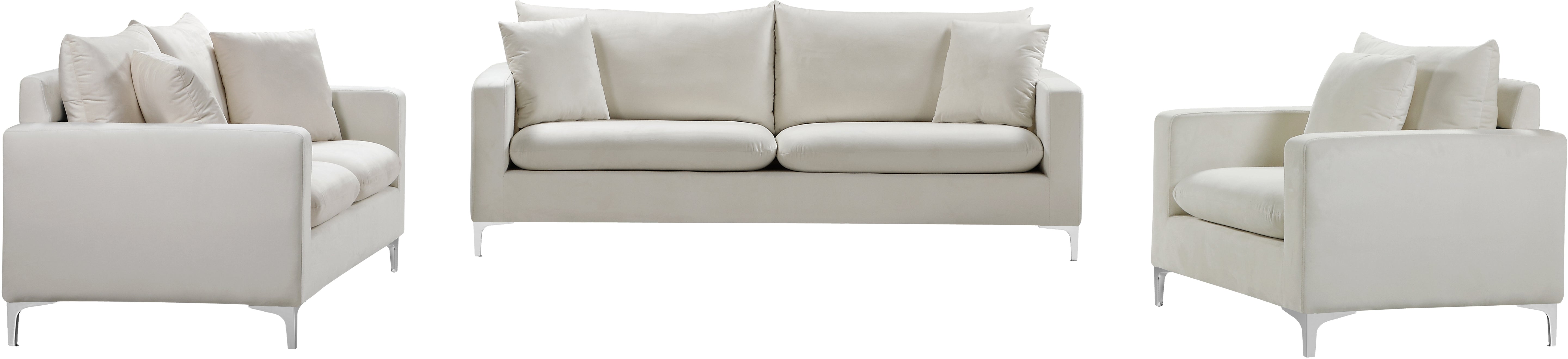 Fauteuil d'appoint rembourré en chenille Vivi