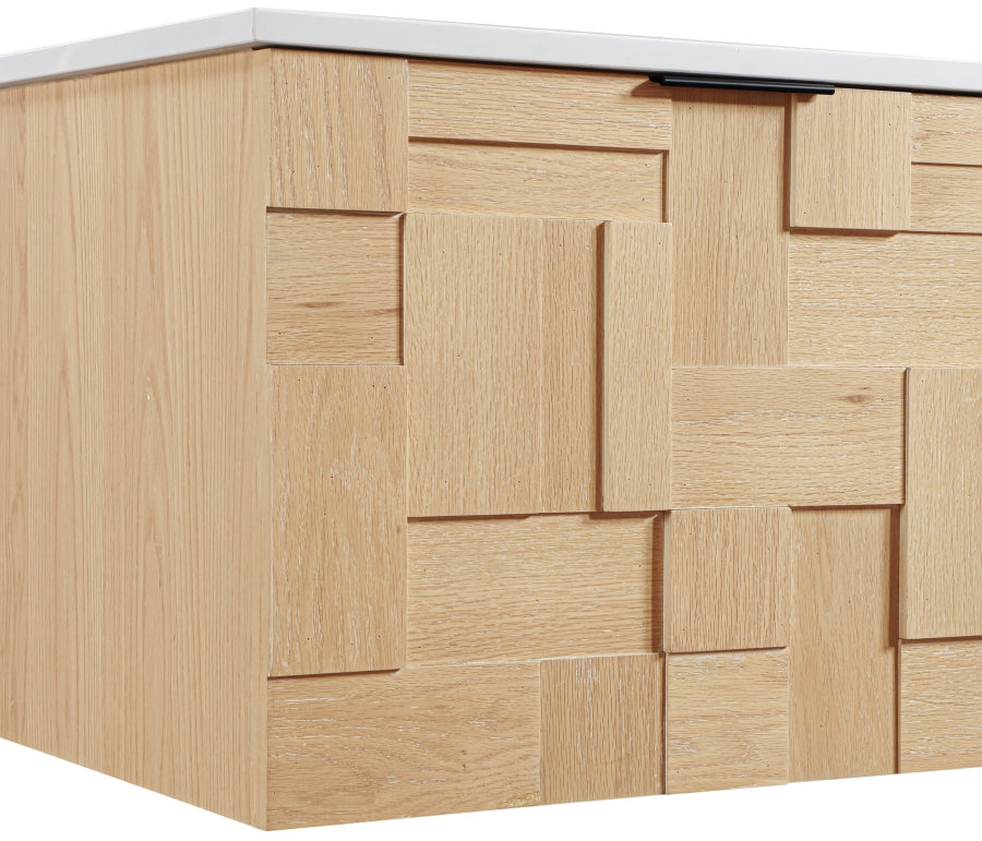 Meuble-lavabo mural pour salle de bain avec lavabo inclus