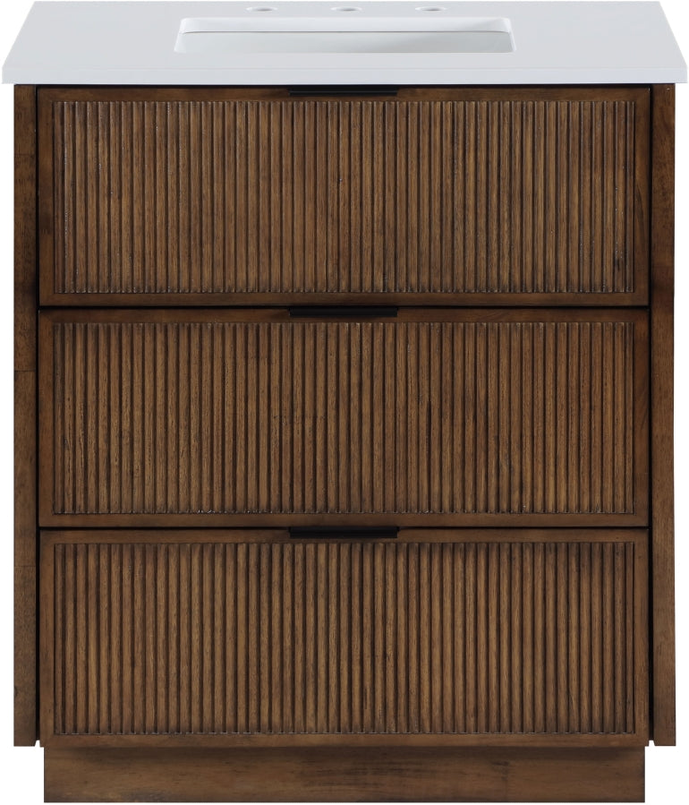 Meuble-lavabo mural pour salle de bain avec lavabo inclus