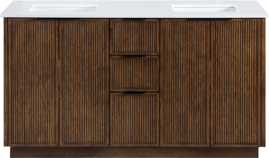 Meuble-lavabo mural pour salle de bain avec lavabo inclus