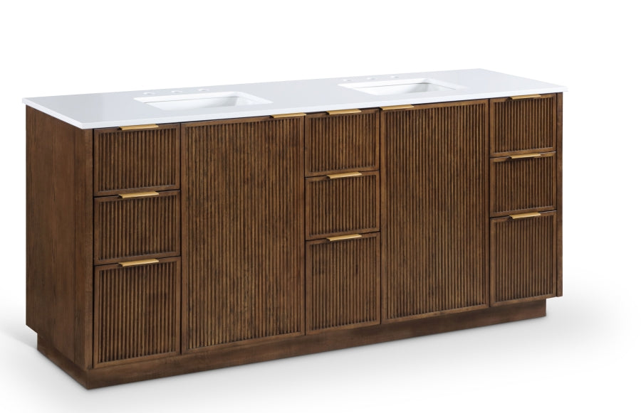 Meuble-lavabo mural pour salle de bain avec lavabo inclus