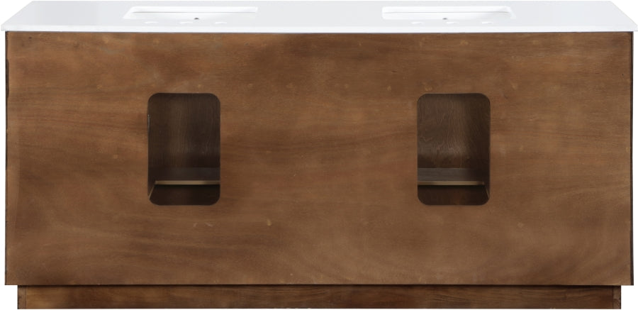 Meuble-lavabo mural pour salle de bain avec lavabo inclus