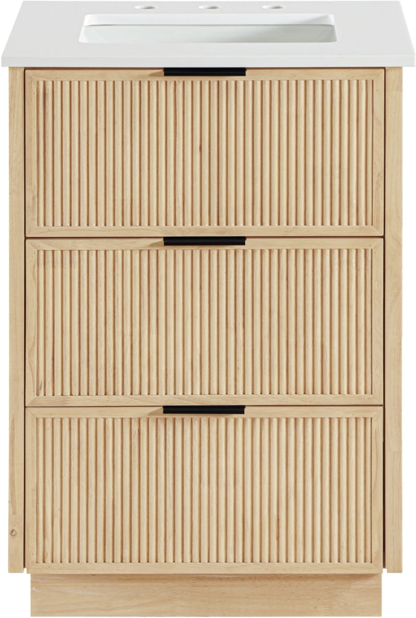 Meuble-lavabo mural pour salle de bain avec lavabo inclus