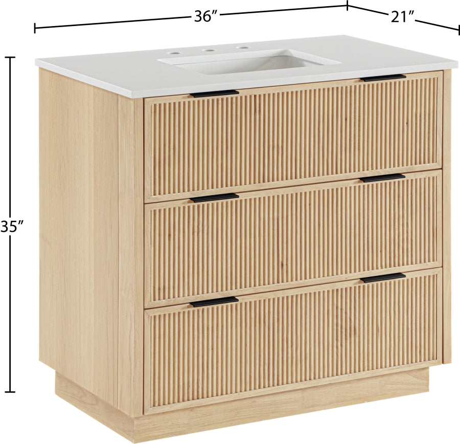 Meuble-lavabo mural pour salle de bain avec lavabo inclus