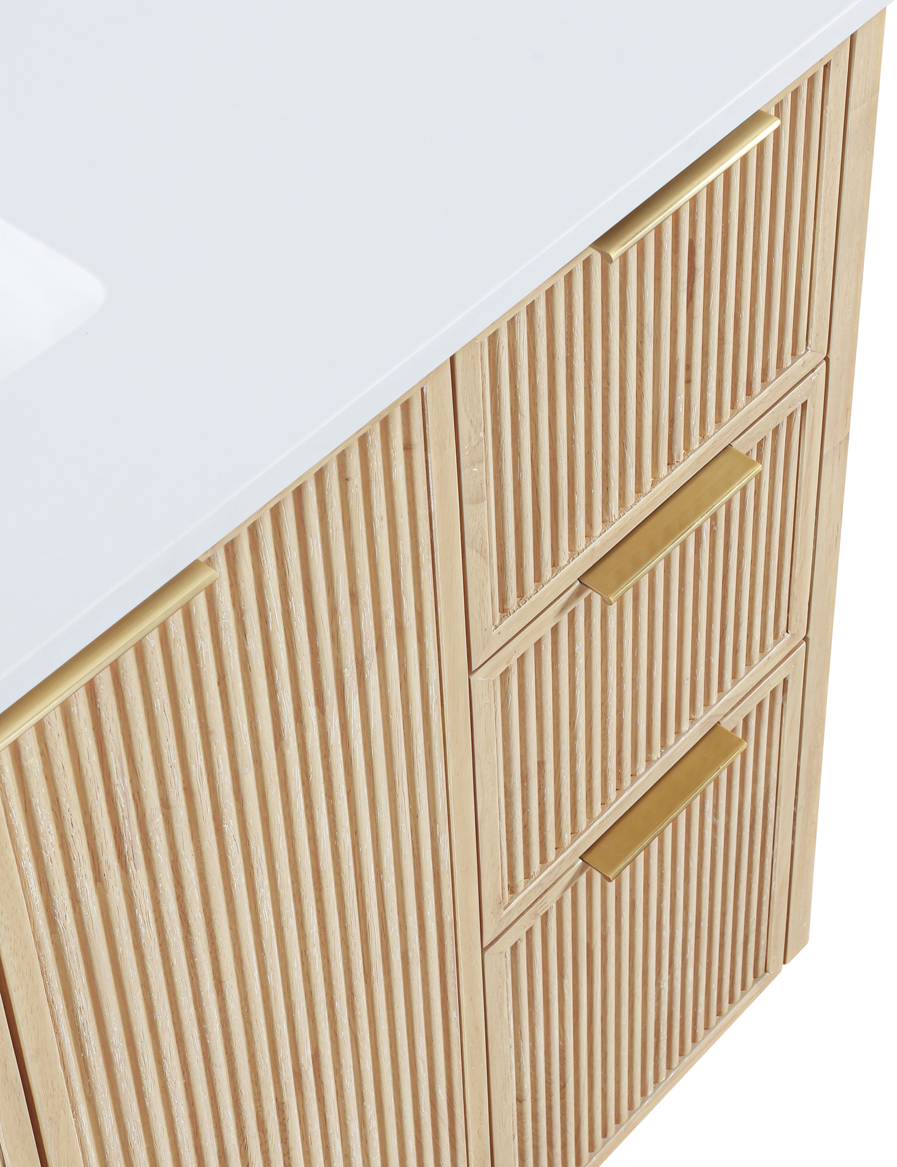 Meuble-lavabo mural pour salle de bain avec lavabo inclus