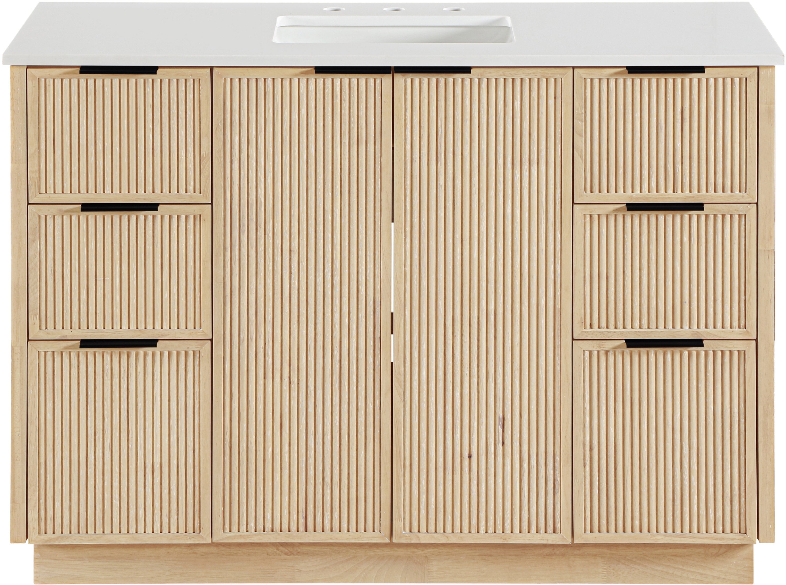 Meuble-lavabo mural pour salle de bain avec lavabo inclus