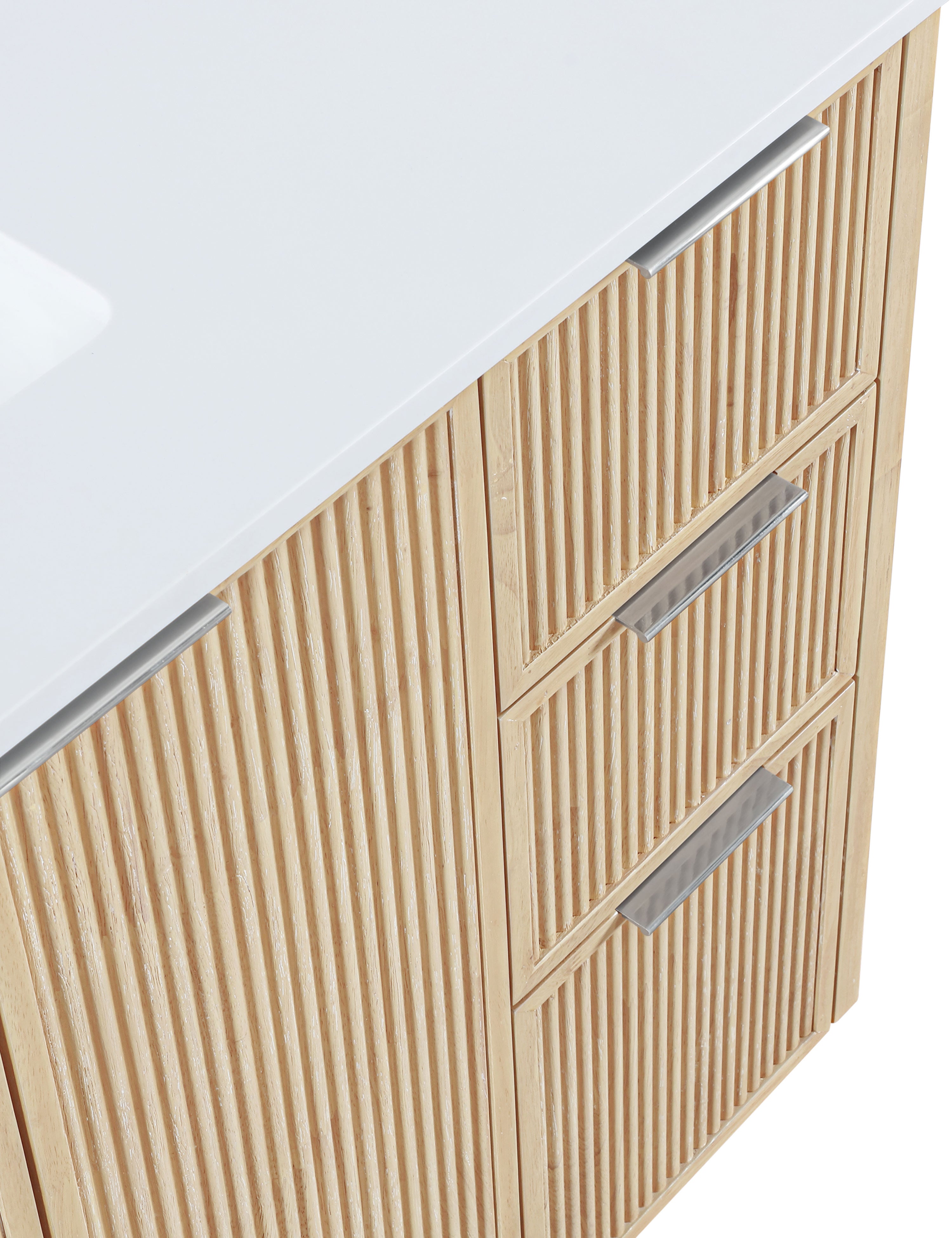 Meuble-lavabo mural pour salle de bain avec lavabo inclus