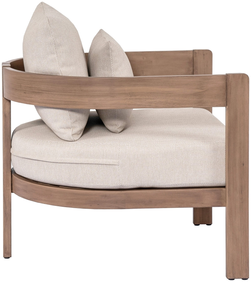 Newport Water Resistant Fabric Upholstered Outdoor Patio Chair