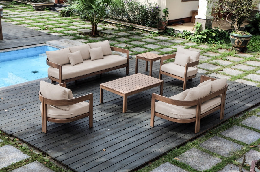 Chaise longue en tissu Orian Teddy