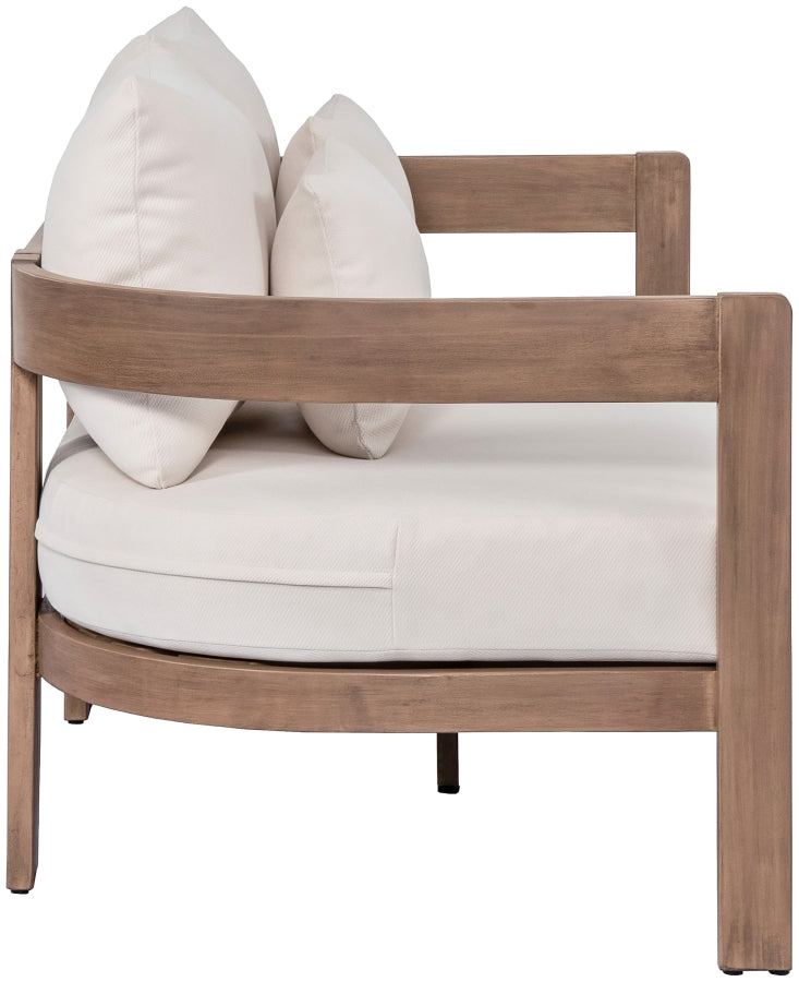 Chaise longue en tissu Orian Teddy