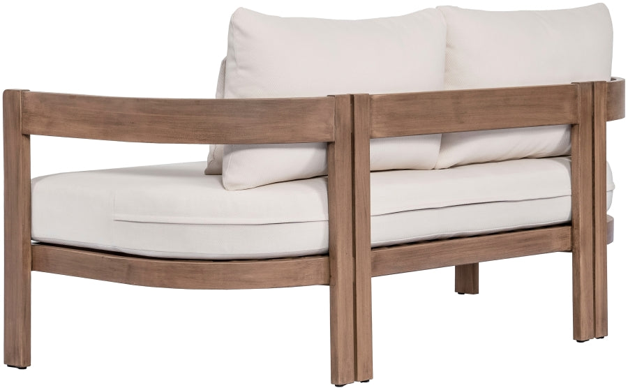 Chaise longue en tissu Orian Teddy