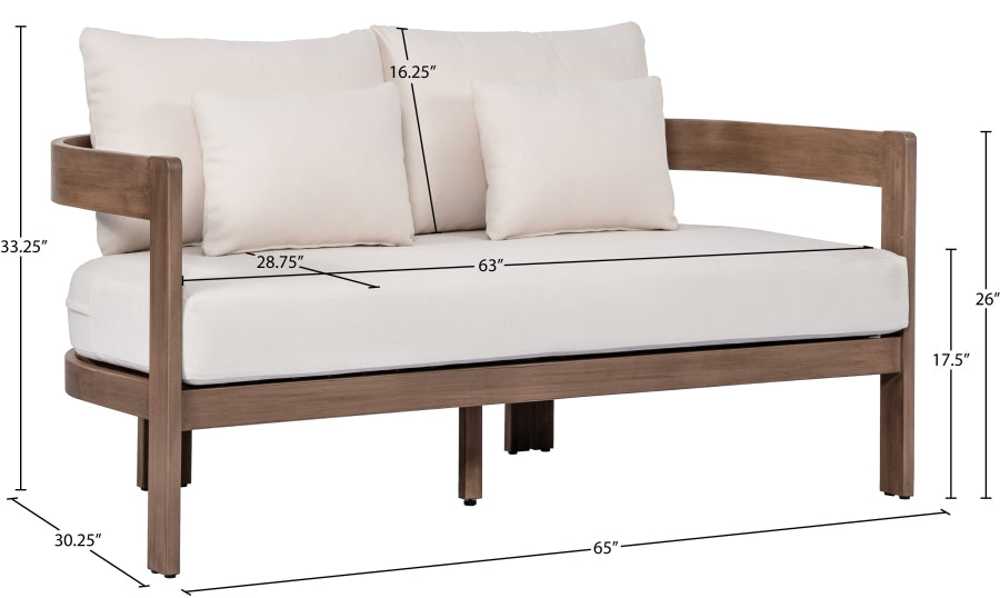 Chaise longue en tissu Orian Teddy